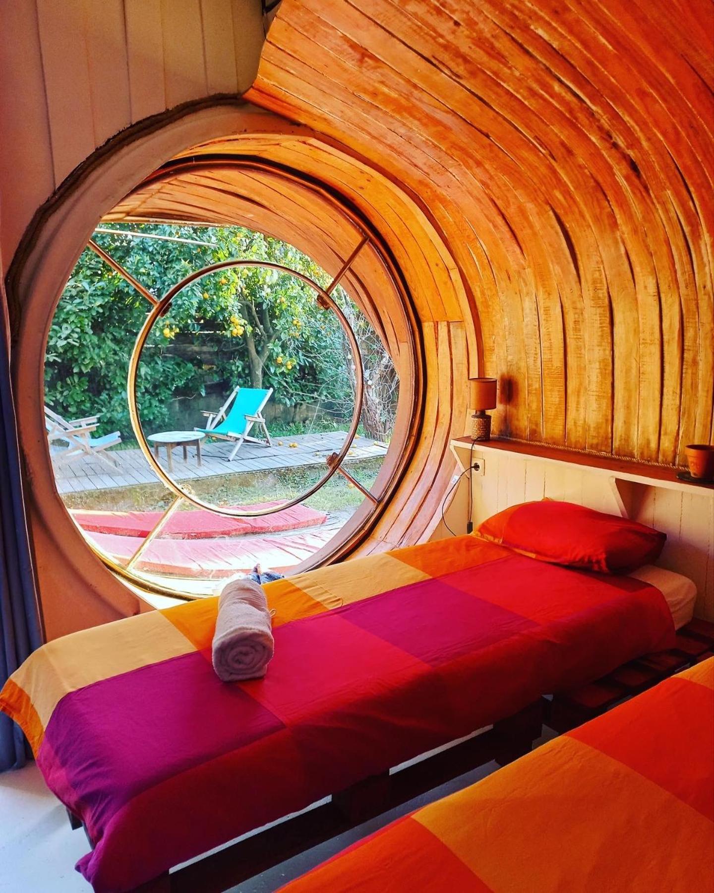 Maceda Surf Camp Villa Ngoại thất bức ảnh
