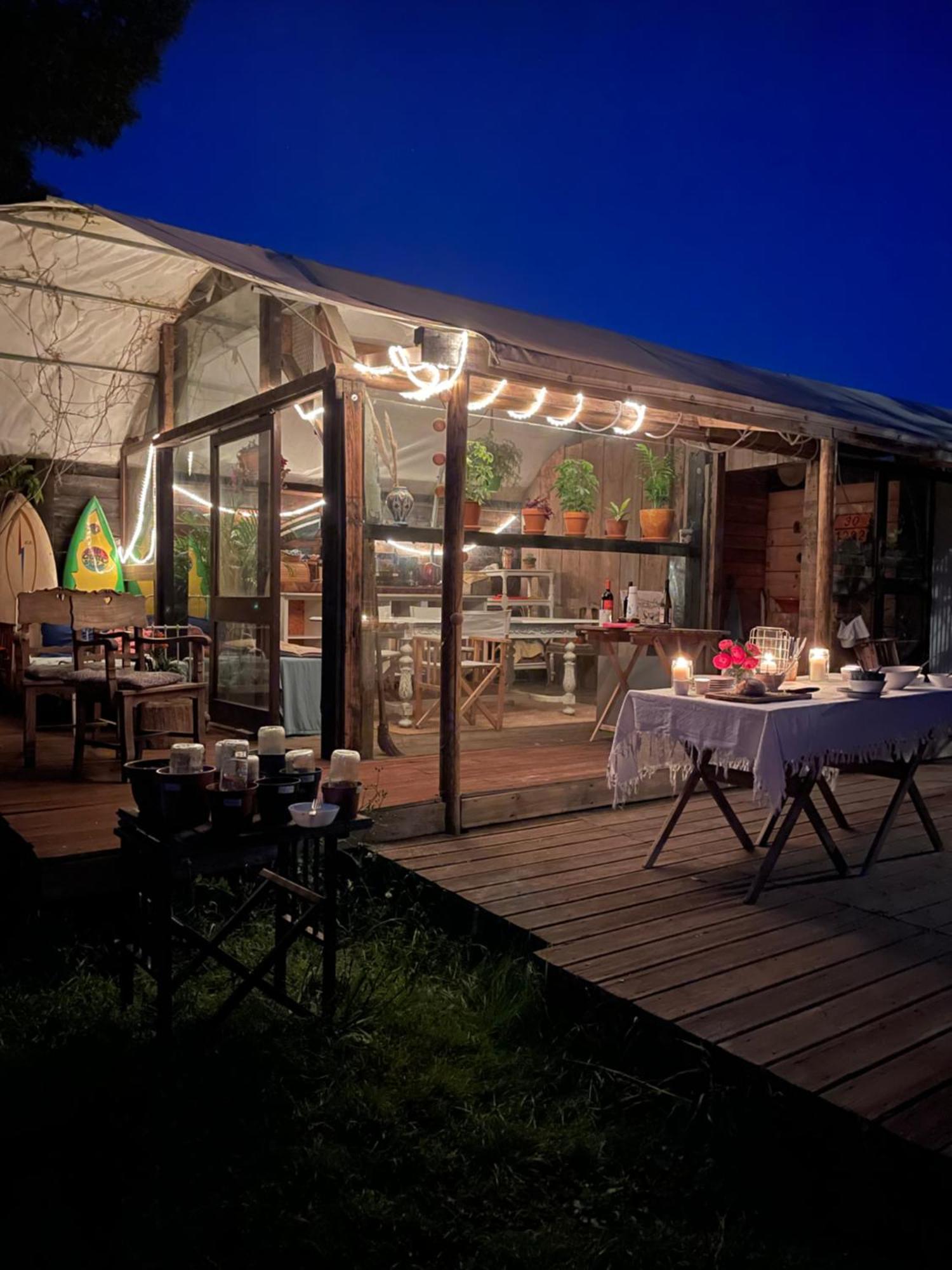 Maceda Surf Camp Villa Ngoại thất bức ảnh